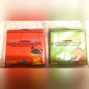 Lot 2 Chick-fil-A Kids Meal Minilingo Bilingual Memory Game - French- Mandarin